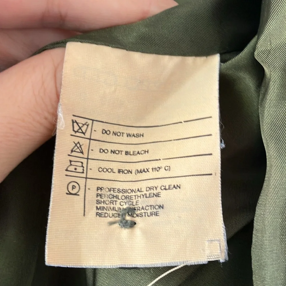 Vintage Christian Dior 2 Olive Green Blazer